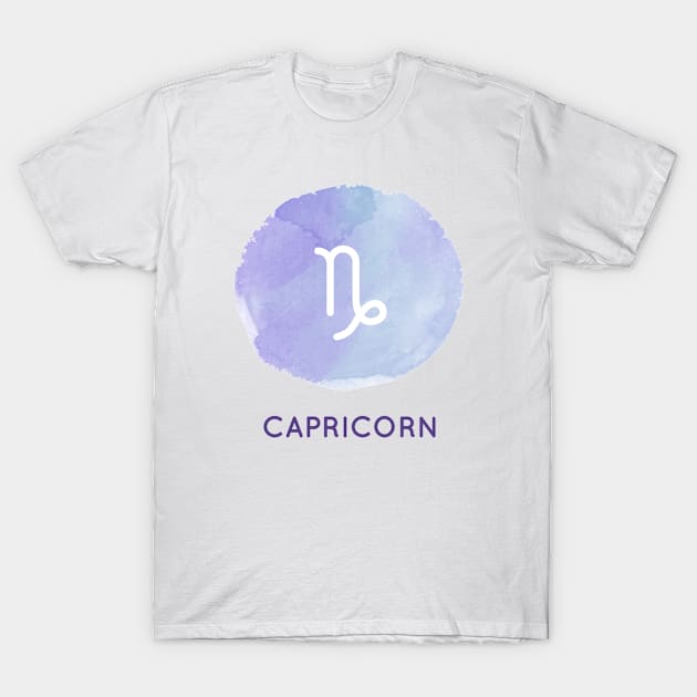 Capricorn Zodiac T-Shirt by Dieowl